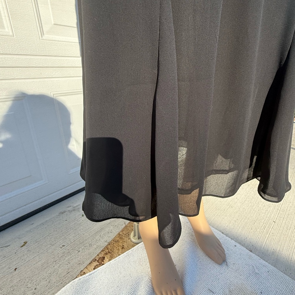 Vintage 80’s Lizzy & Johnny Rainbow Sheer Metallic Dress - Picture 6 of 14